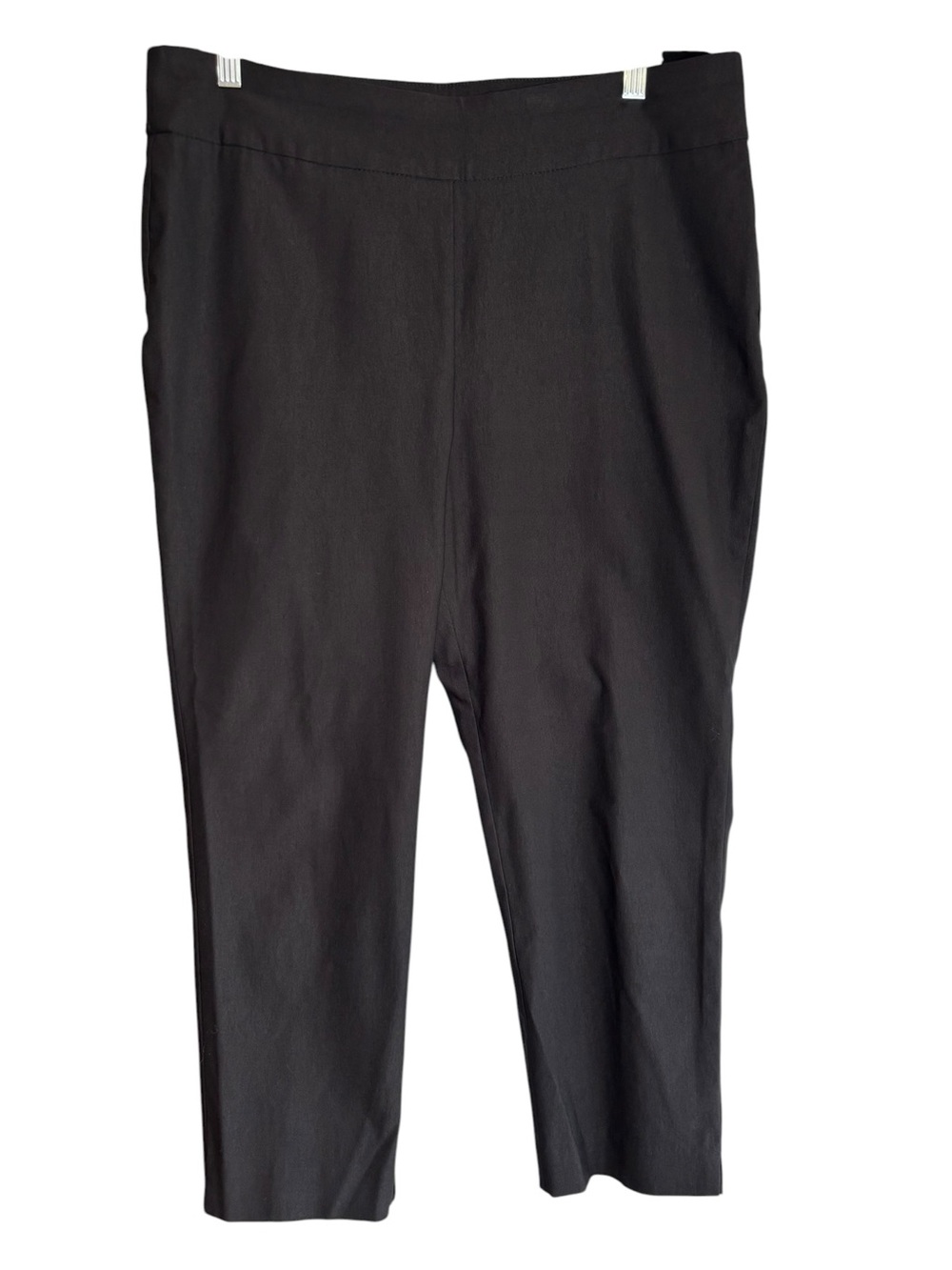 Chico’s So Slimming Black Pull-On Cropped Pants Size Large (2.5) - Picture 2 of 7